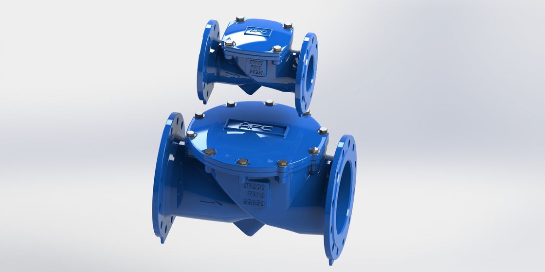 EPDM 나일론 보강 디스크와 이중 플렌지 급수 조절 밸브